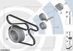 11287786880 - : Belt Tensioner for BMW Image