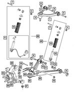 6036467AA - Front Suspension: Hex Lock Nut for Mopar Image