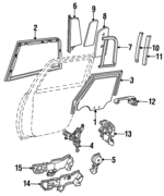 20642088 - : Vent Glass for Cadillac: Seville Image