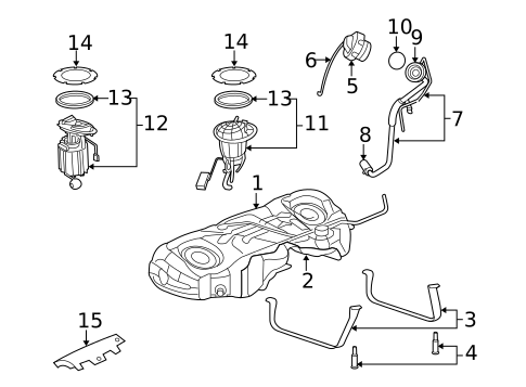Fuel System Components for 2008 Chrysler 300 #0
