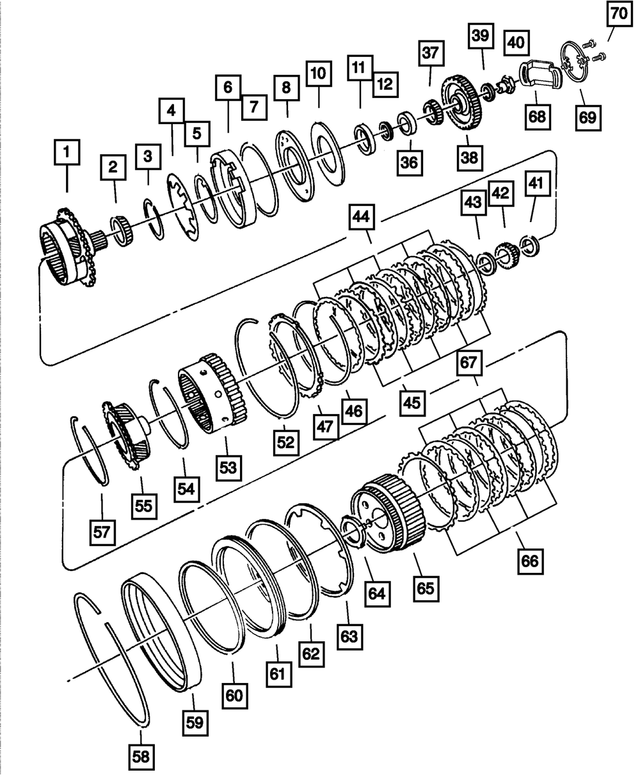 5014200AA - Automatic Transaxle 4 Speed: Planet Pinion Carrier And Bearing for Mopar Image