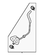 95834742263 - Steering: Suction Hose for Porsche: Cayenne Image