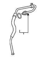 95831489105 - Steering: Return Line for Porsche: Cayenne Image