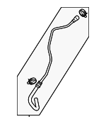 95831489110 - Steering: Return Hose for Porsche: Cayenne Image