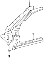 71401226A0 - Body: Hinge Pillar for Hyundai Image
