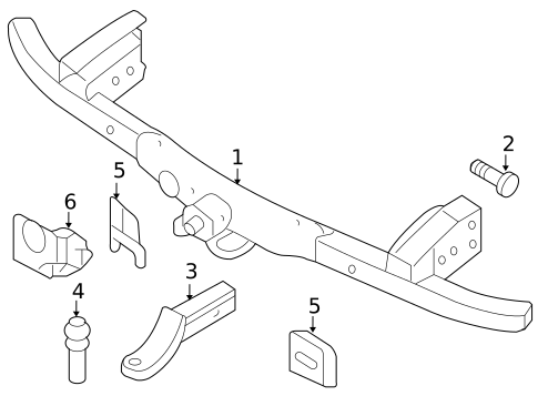 Tow Hook & Hitch for 2008 Ford Explorer Sport Trac #0