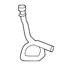 907501210064 - : Lower Rear Hose for Mercedes-Benz Image