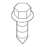 90159A0029 - Electrical: Headlamp Screw for Scion: xA, xB, xD | Toyota: 4Runner, Avalon, Camry, Echo, FJ Cruiser, Highlander, Prius, Prius Plug-In, Sienna, Solara, Tacoma, Tundra, Yaris Image