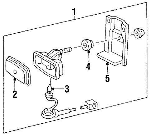 Fog Lamps for 1990 Ford Escort #0