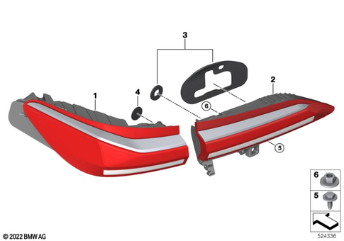 Rear Light for 2026 BMW 740iX #0