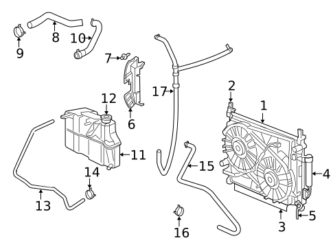 Radiator & Components for 2007 Dodge Magnum #0