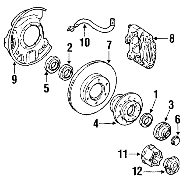 9031166003 - : Wheel Seal (Left, Right, Front) for Toyota Image