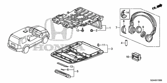 Rear Entertainment System for 2012 Honda Pilot #0