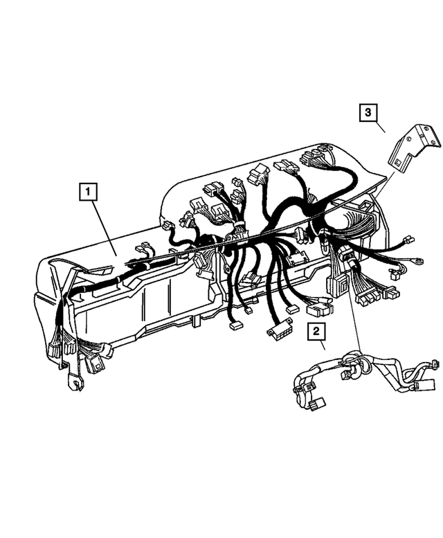 68029599AG - Electrical: Instrument Panel Wiring for Mopar Image