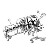 68046606AA - Electrical: Instrument Panel Wiring for Mopar Image