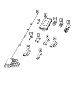 68441615AA - Electrical: Hub Receiver for Chrysler: 300 | Dodge: Challenger, Charger Image