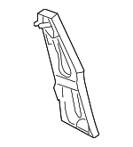 41217186536 - Body: Baffle Plate for BMW: 328i, 328i xDrive, 328xi, 335i, 335i xDrive, 335is, 335xi, M3 Image