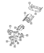 68156468AB - Exhaust: Floor Pan Shield for Mopar Image image