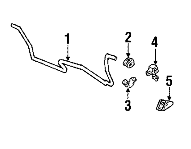 52001085 - Suspension: Stabilizer Bar Clamp for Mopar Image