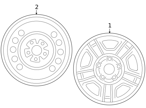 Wheels for 2007 Mercury Mariner #0