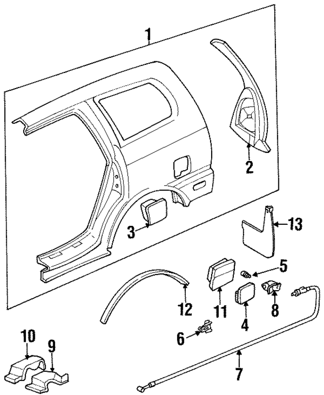 8P09SX0100 - : Splash Guard for Honda Image
