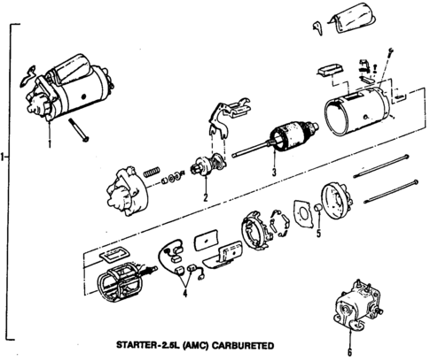 Starter for 1985 Jeep J20 #0