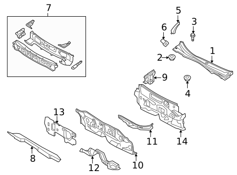 Cowl for 2011 Mercury Milan #1