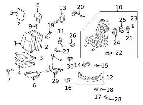 Heated Seats for 2018 Toyota Sequoia #0