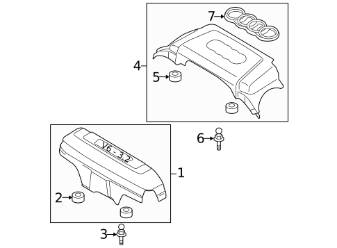 Engine Appearance Cover for 2009 Audi A5 Quattro #0