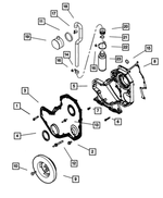 4429633 - Engine 5.9L Six Cylinder (Diesel): Hex Head Screw for Dodge: Ram 2500, Ram 3500 | Ram: 2500, 3500 Image
