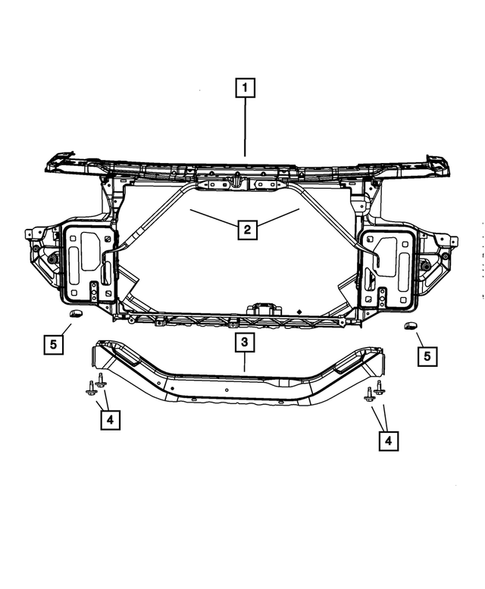 Radiator and Related Parts; Charge Air Cooler for 2013 Chrysler 200 #1