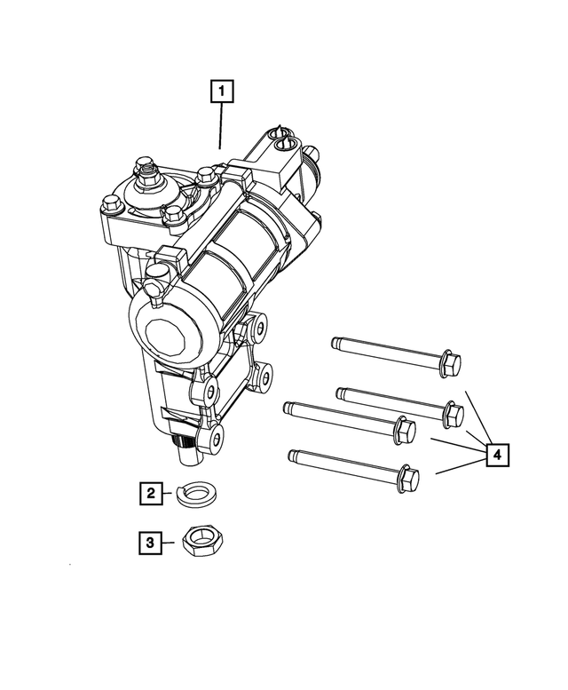 68052897AE - Steering: Power Steering Gear for Mopar Image