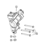 68052897AE - Steering: Power Steering Gear for Jeep: Wrangler, Wrangler JK Image