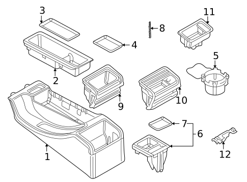Console for 2005 BMW 325xi #0