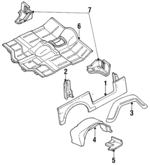 55027311 - Body: Floor Pan for Jeep: CJ7, Wrangler Image