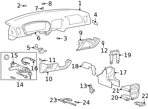 Ignition Lock for 2005 Kia Optima #0