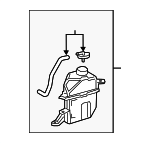 16470F0011 - Cooling System: Reservoir Assembly for Toyota: Avalon, Camry Image
