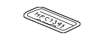 80050SS0H01 - Body: AC Label for Honda: Accord, Civic, Pilot, Prelude, Ridgeline, S2000 Image