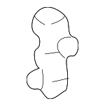 9046400161 - Body: Drain Hose Holder for Toyota: Highlander Image