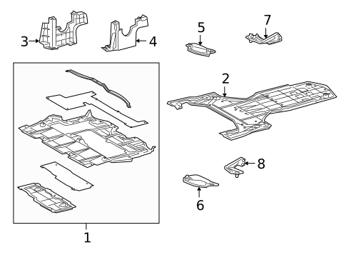 Splash Shields for 2011 Lexus GS450h #0