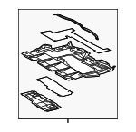 5141030161 - Body: Under Cover for Lexus: GS300, GS350, GS430, GS450h, GS460 Image
