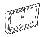 9107352800 - : Sliding Window for Mercedes-Benz: Sprinter 1500, Sprinter 2500, Sprinter 3500, Sprinter 3500XD, Sprinter 4500 Image