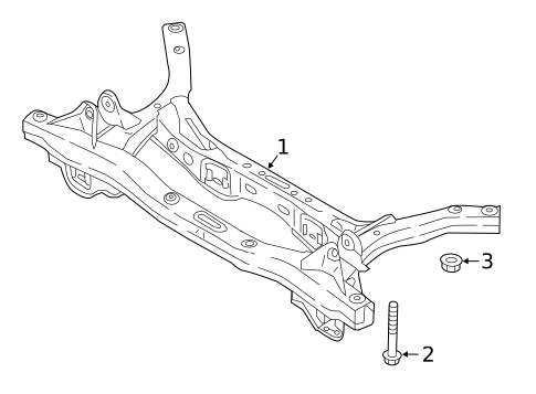 Suspension Mounting for 2019 Kia Niro EV #1