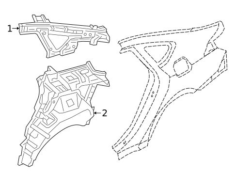 Inner Components for 2021 Genesis G70 #0