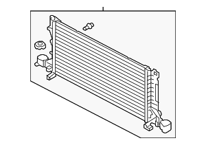 32249456 - : Radiator for Volvo: XC40 Image
