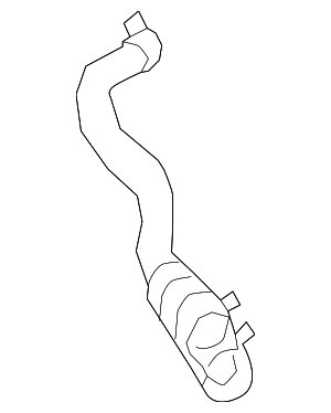 32222082 - : Upper Hose for Volvo: XC40 Image