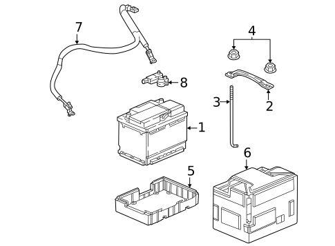 Battery for 2025 Acura ADX #0