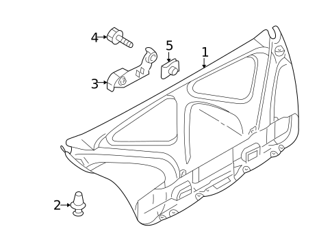 Interior Trim - Trunk for 2002 INFINITI I35 #0