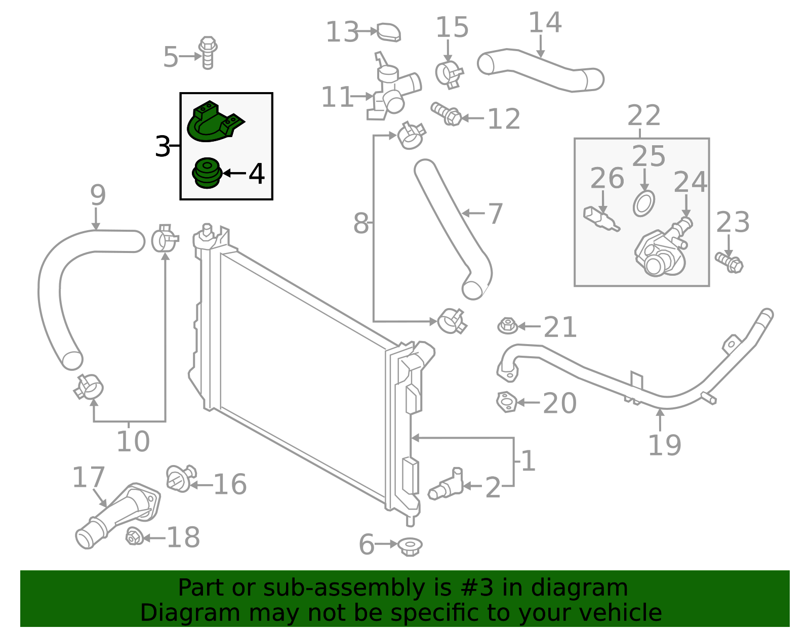 Upper Mount 25333-2V000 | QuirkParts