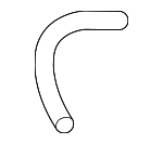 254121R000 - Cooling System: Lower Hose for Hyundai Image